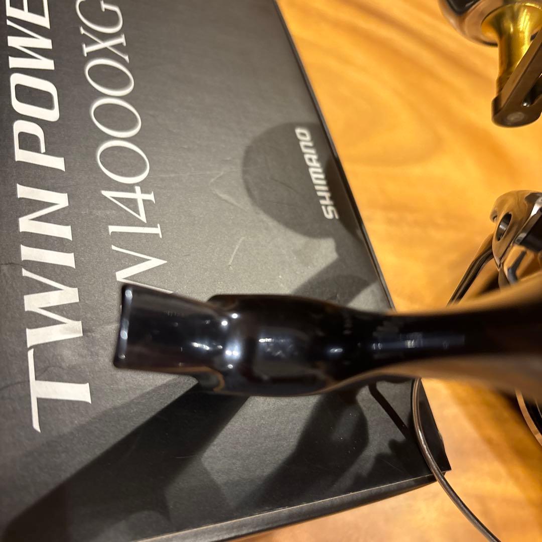 TWINPOWER SW14000XG リブレパワーハンドル98リールガード付き