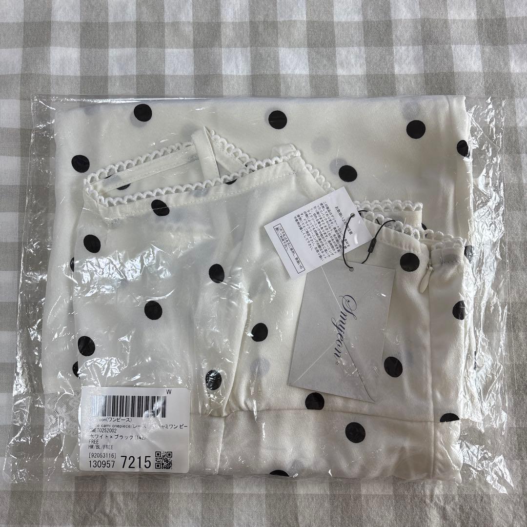 smyeon スミョン レースキャミワンピース ドット