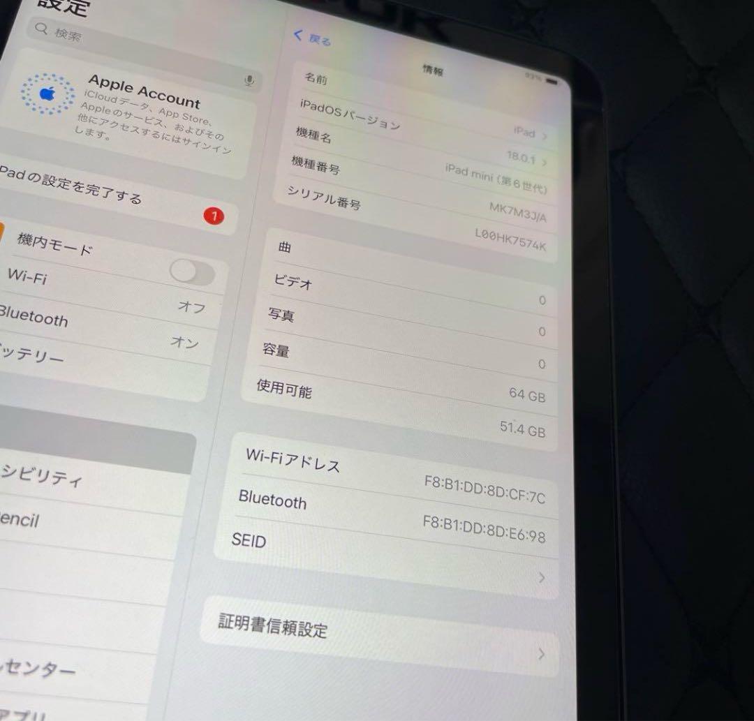 iPad mini (第5世代) 64GB スペースグレー 極美品