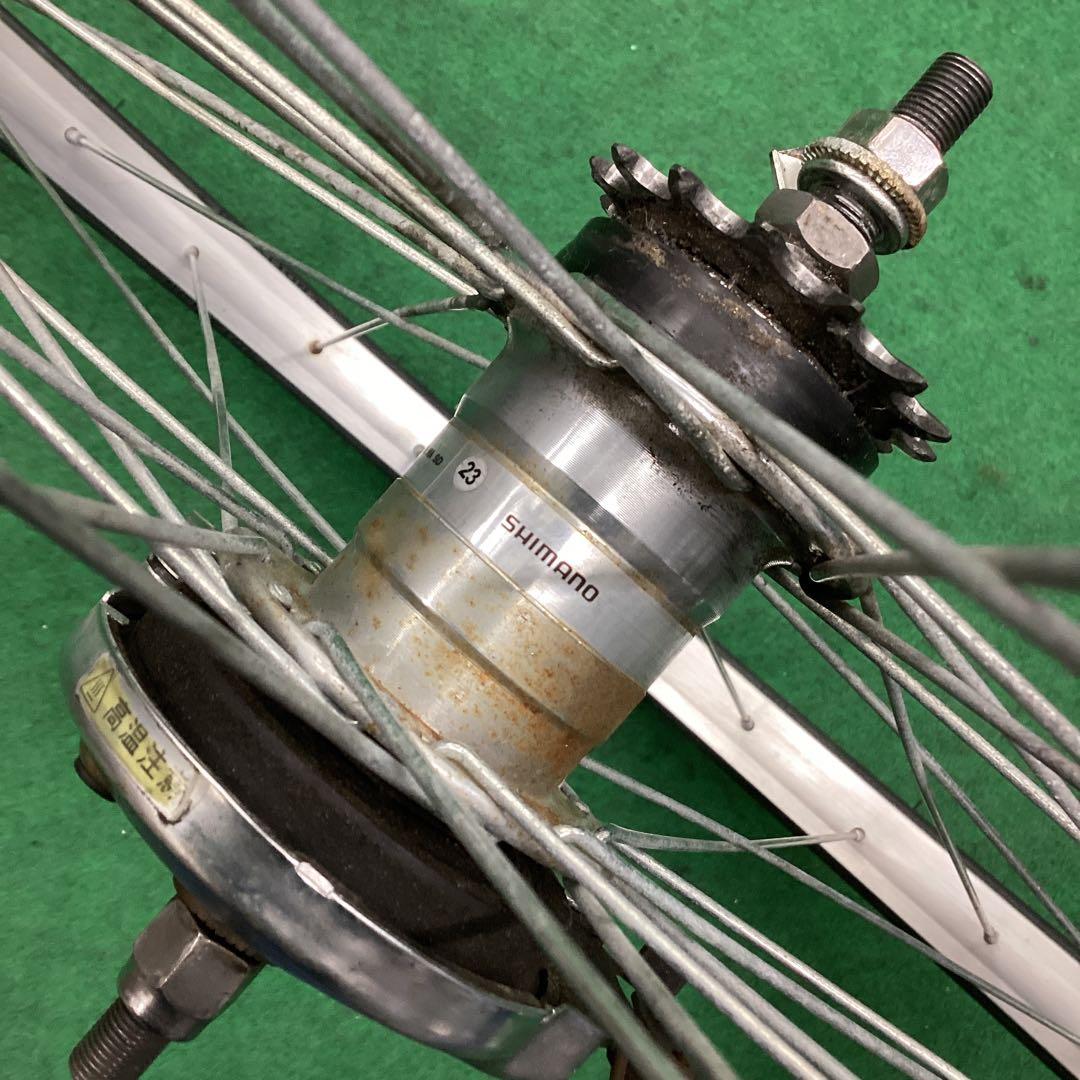 アルミリム　後輪 26x1-3/8 タイヤ付　内装3段　26インチ　リア