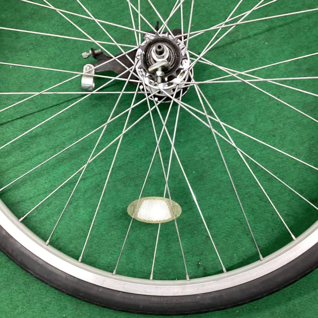 アルミリム　後輪 26x1-3/8 タイヤ付　内装3段　26インチ　リア