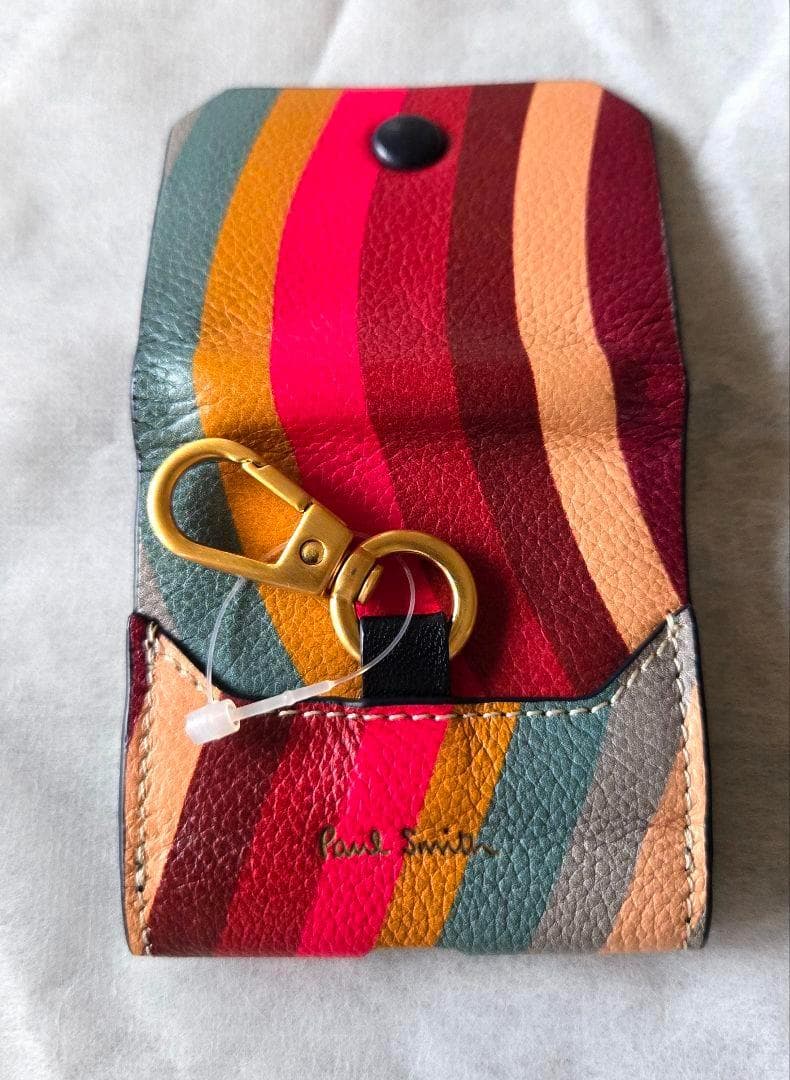 【新品】Paul Smith レザー イヤホンケース スワール マルチ 箱無し