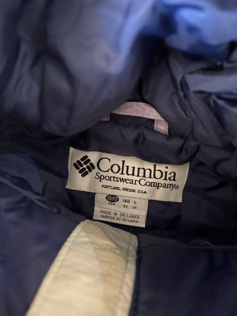 コロンビア スキーウェア 上下セット 140 男女兼用　スノーボード　パープル