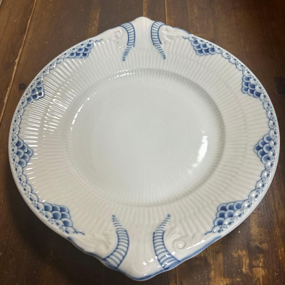 希少　ロイヤルコペンハーゲン　プリンセス　BBプレート　ハンドル付きプレート
