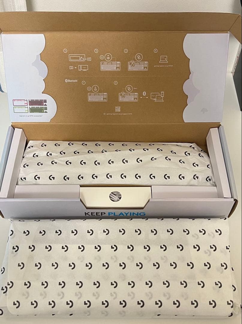 Logicool G715 オーロラコレクション ホワイト リニア軸