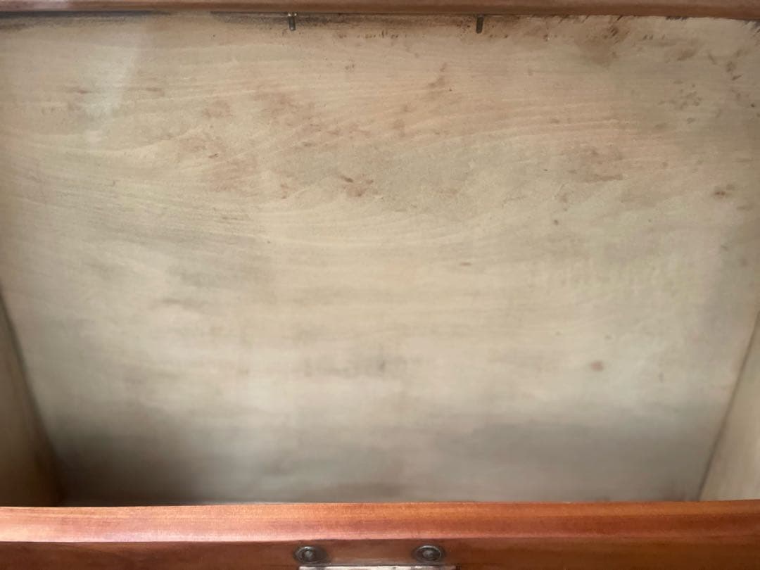 昭和レトロ 水屋箪笥　古家具 キャビネット 収納棚 ガラス戸 アンティーク　家具