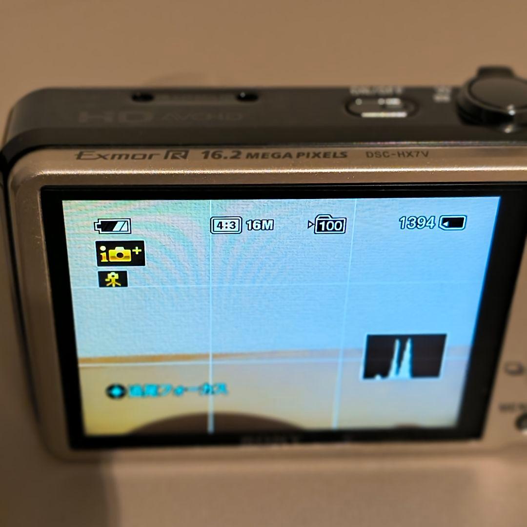 【極美品】SONY Cyber-shot DSC-HX7V+純正予備バッテリー