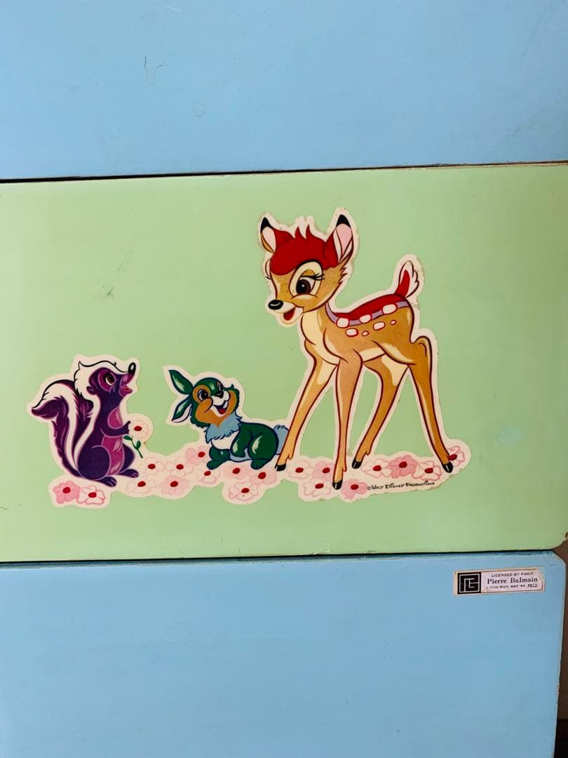 昭和レトロ アンティーク バンビ デザイン大容量タンス 当時物