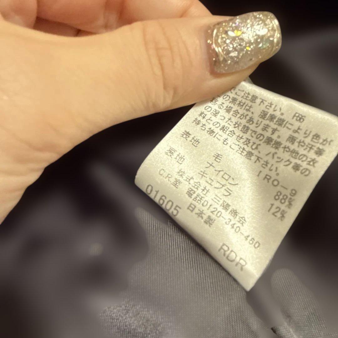 BURBERRY ウール混合 ダブルブレスト ピーコート サイズ38