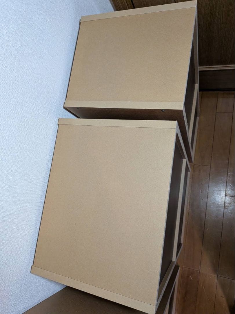 ■送料込■無印良品 MUJI パルプボードボックス 2 3段 棚 シェル廃盤家具
