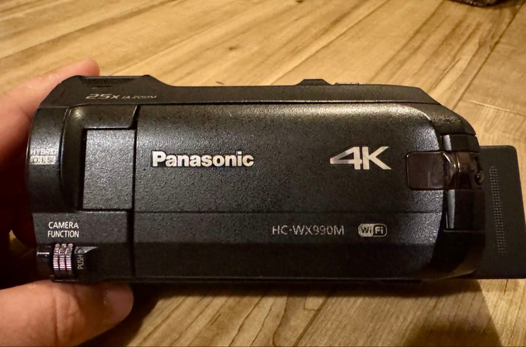 Panasonic HC-WX990M 4Kビデオカメラ　ワイド、マクロレンズ付