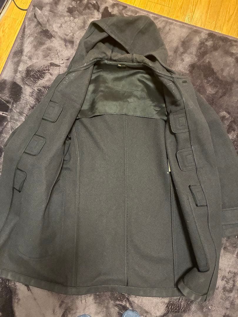 Miu Miu ブラック ダッフルコート