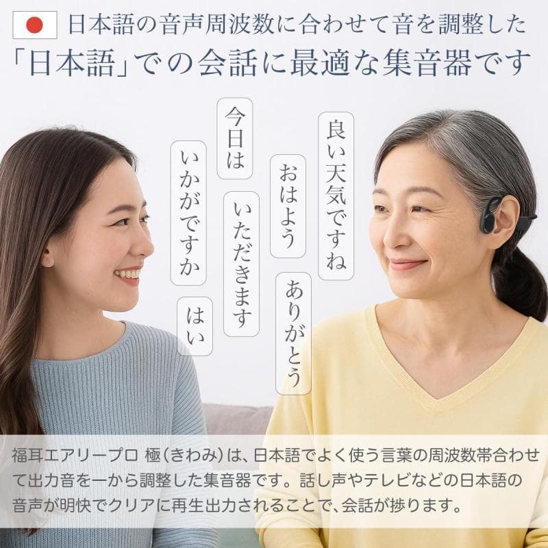 【未開封新品】骨伝導集音器 Bluetooth5.3 ワイヤレス 福耳極