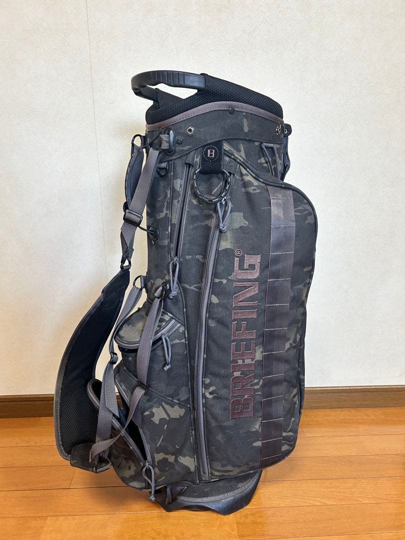 BRIEFING 迷彩柄 キャディバッグ