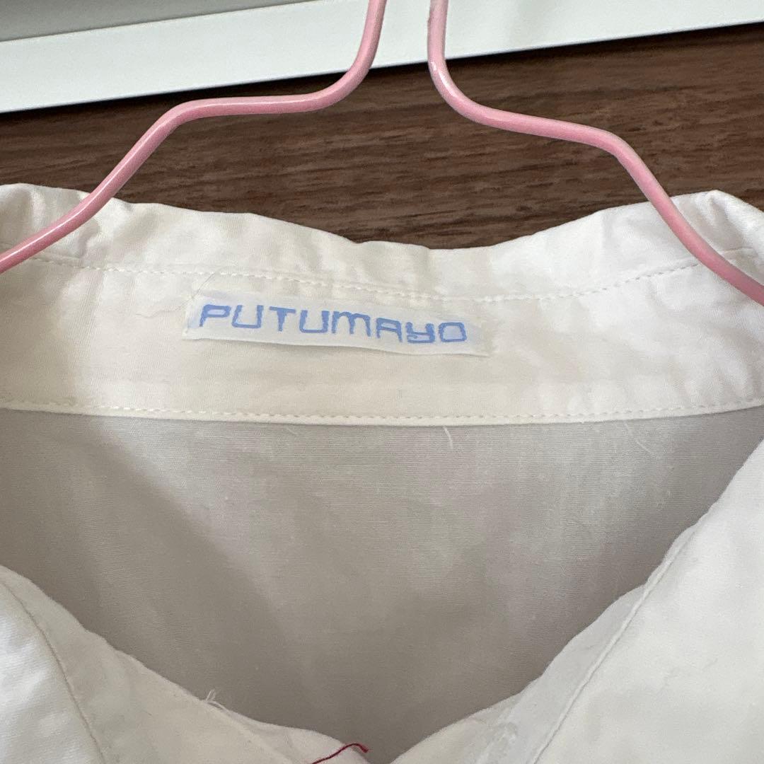 PUTUMAYO 刺繍付きホワイトシャツ