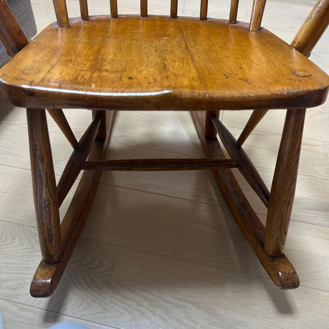 Ercol 木製 ロッキングチェア