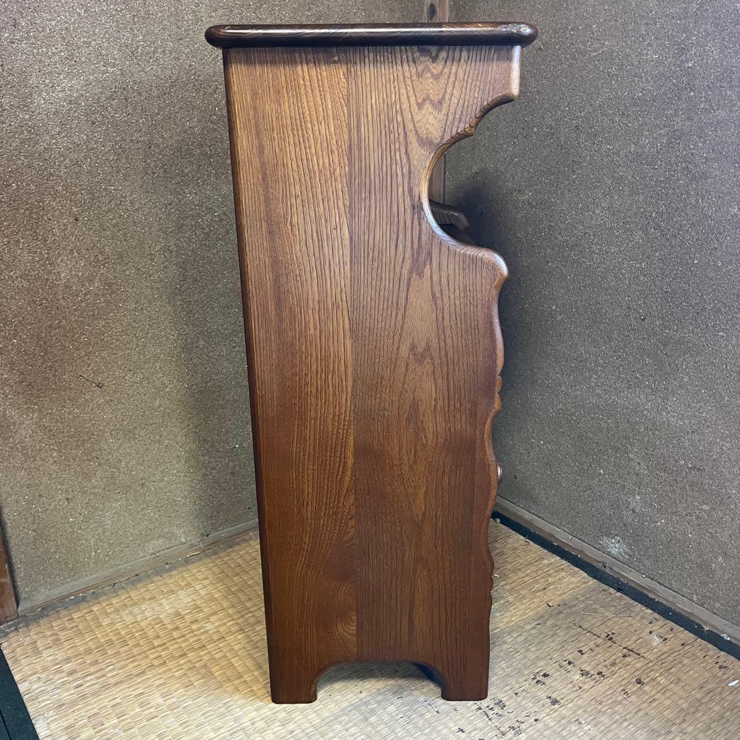 カリモク karimoku 昭和レトロ 木製サイドテーブル 電話台