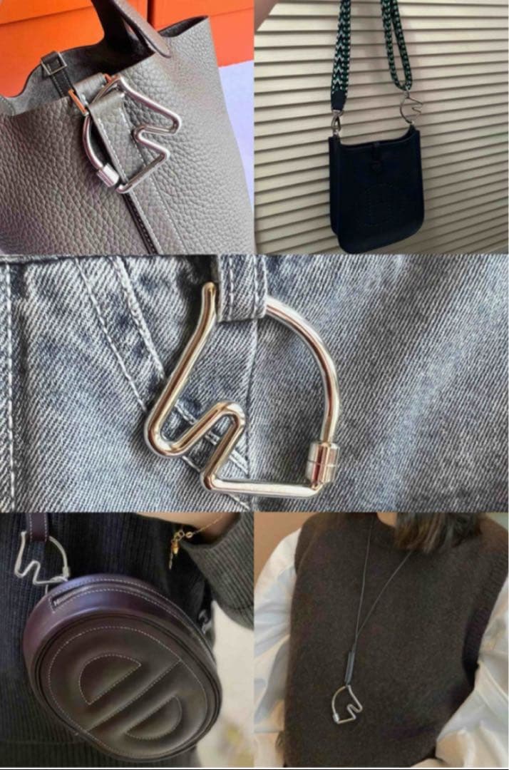 HERMES エルメス 馬キーホルダー　キーリング