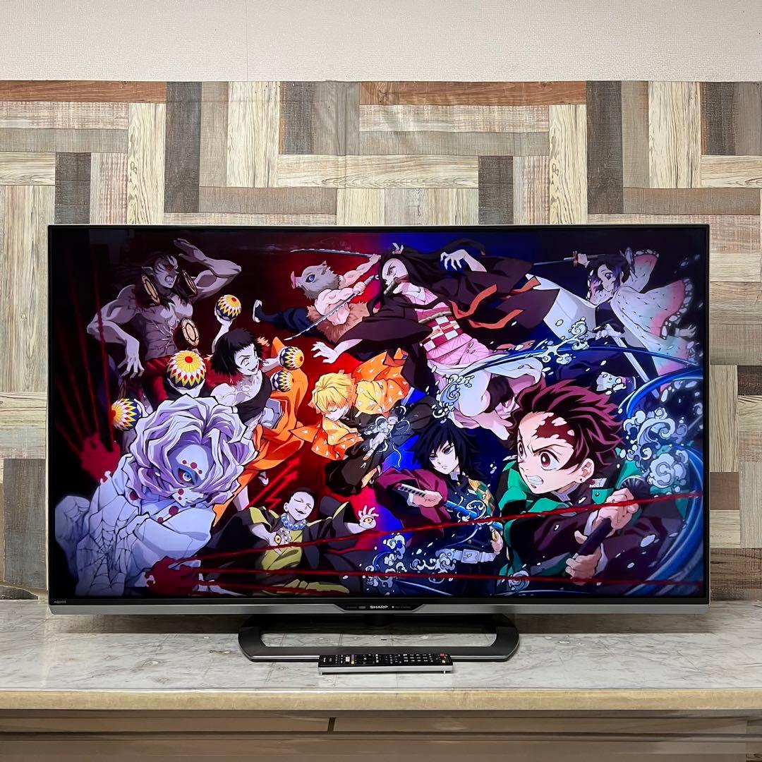 即日受渡❣️全国送料込シャープ52型4KテレビYouTube.Netflix視聴