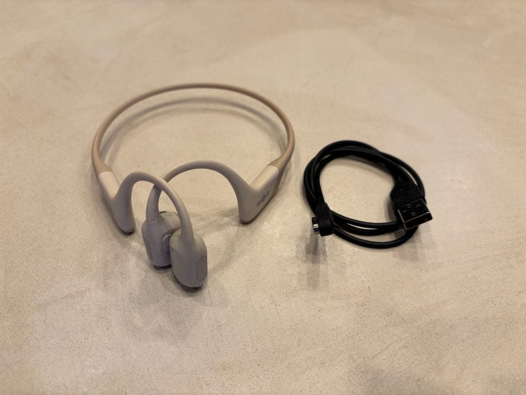 SHOKZ 骨伝導イヤホン ベージュ