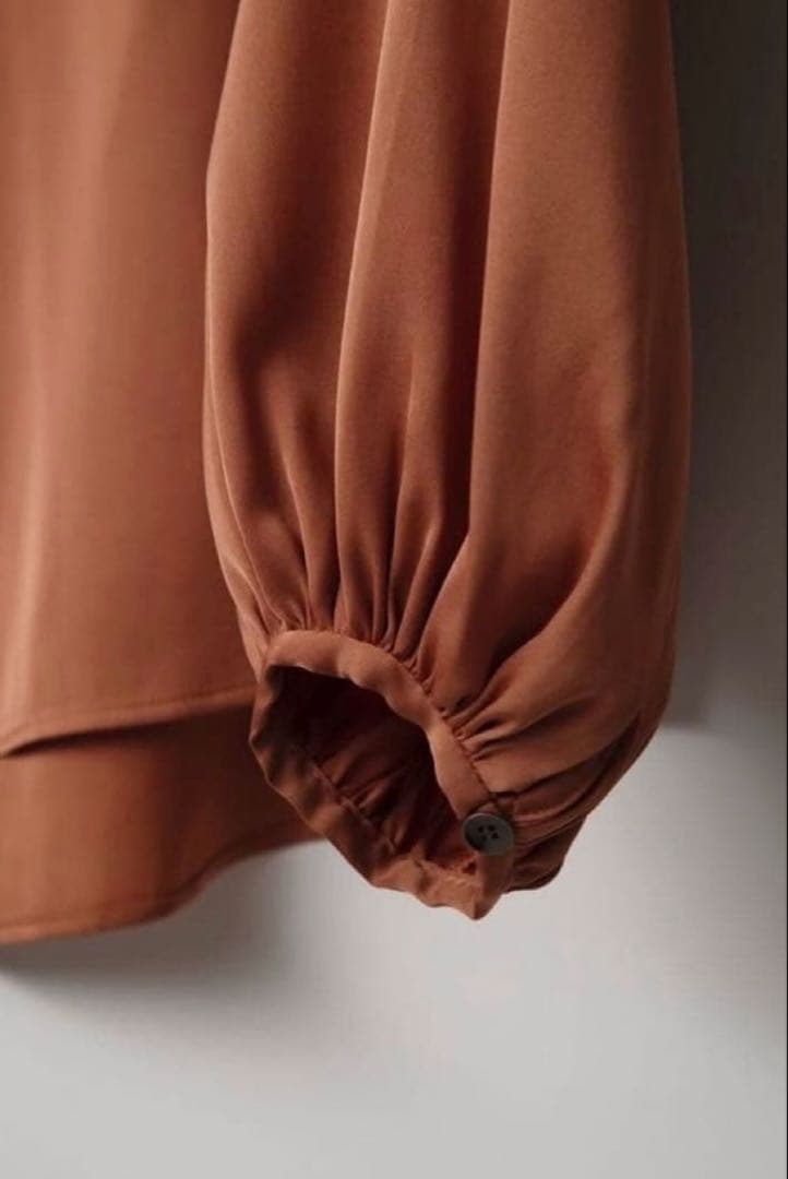 ロワン　loin. 　シルクVネックブラウス　井川遥