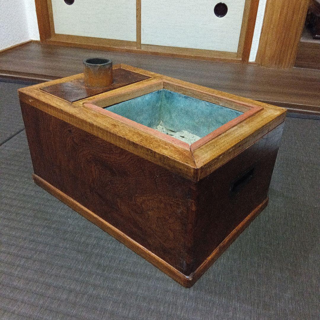 「ビィンテージ アンティーク」古美術 骨董 古道具 デスプレー 煙管盆 実使用品