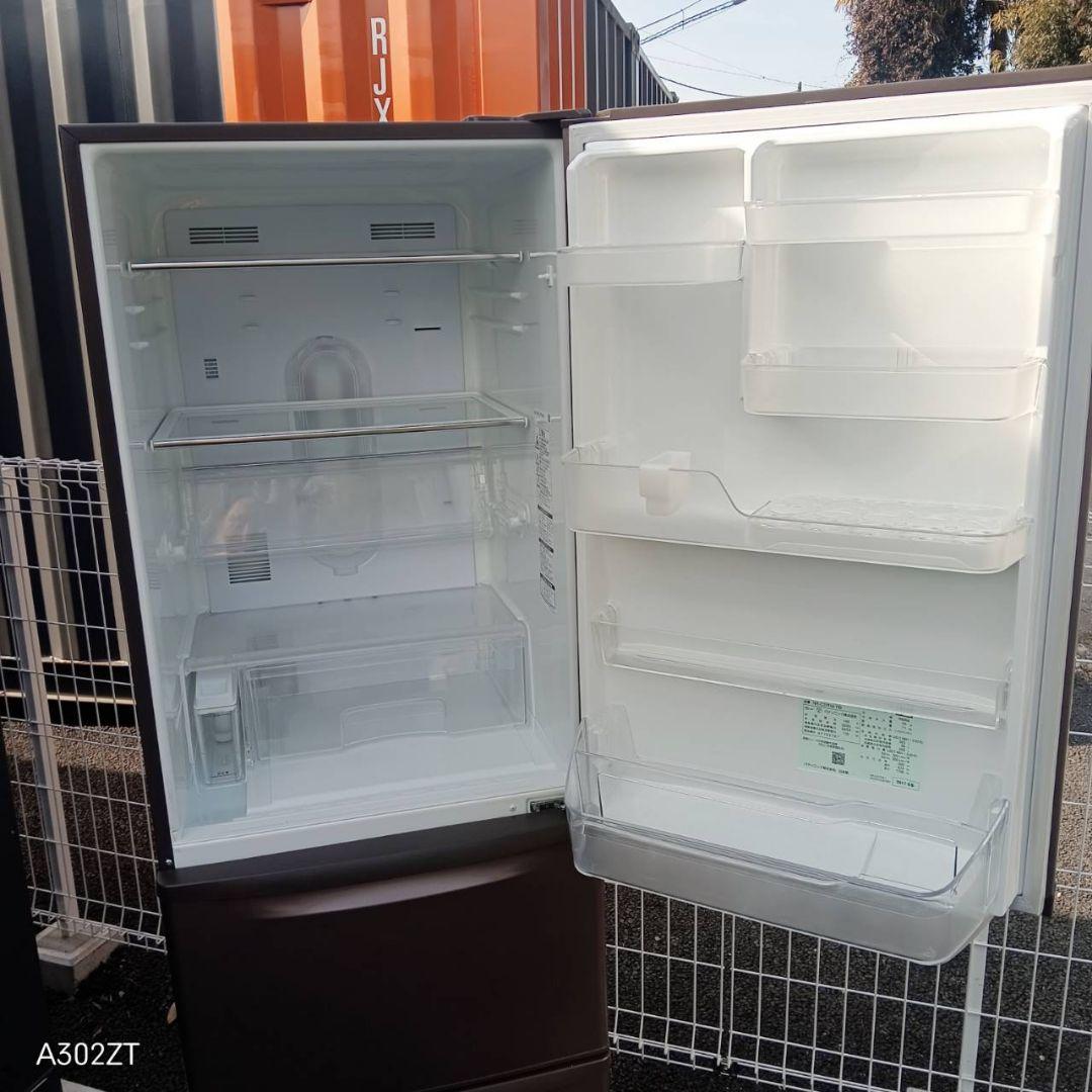 A019 送料設置無料　Panasonic　自動製氷機能付　大型冷蔵庫　365L