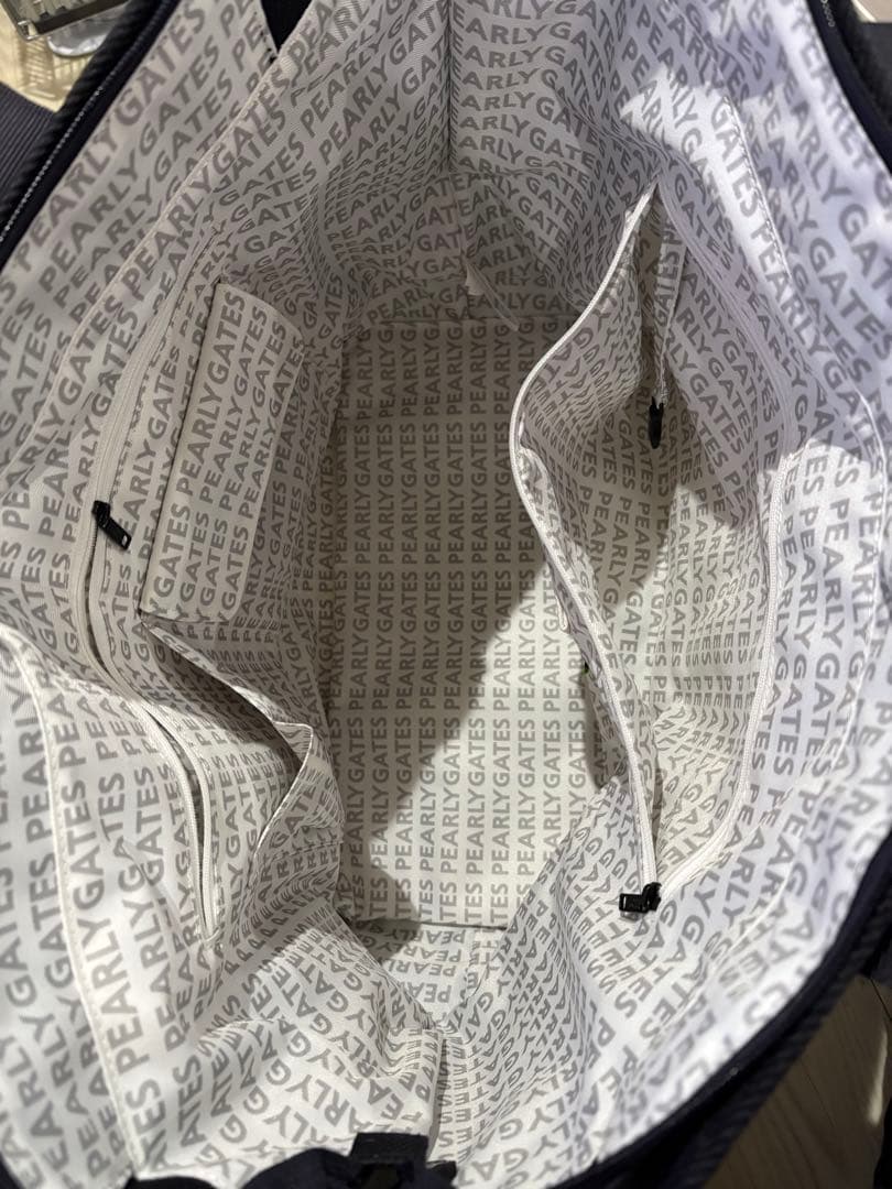 PEARLY GATES ロッカーバックホワイト/ブラック