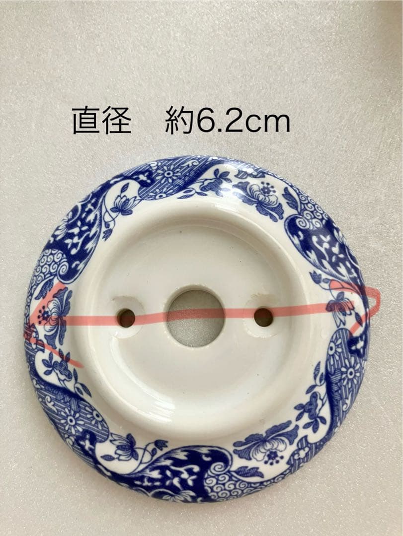 未使用　限定品　廃盤　希少　レア　スポード　ブルーイタリアン　陶製ドアノブ