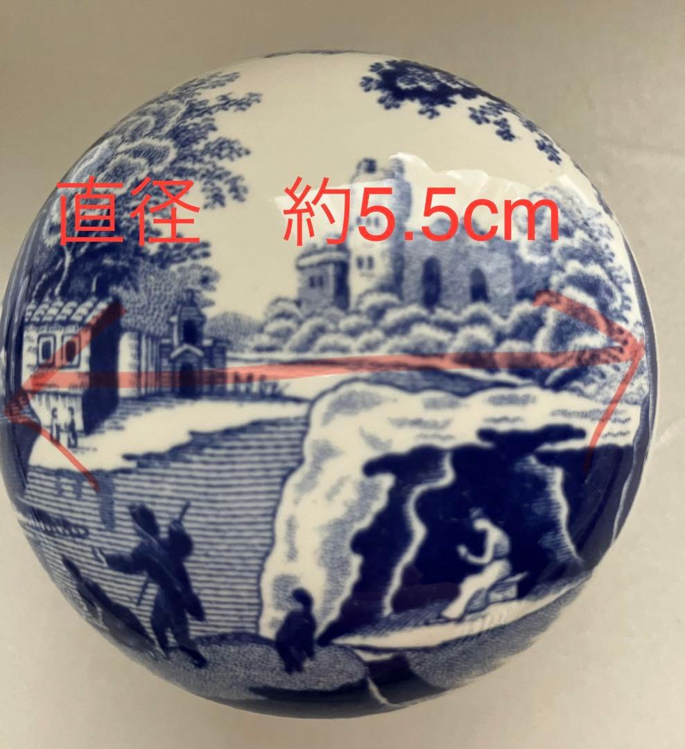 未使用　限定品　廃盤　希少　レア　スポード　ブルーイタリアン　陶製ドアノブ