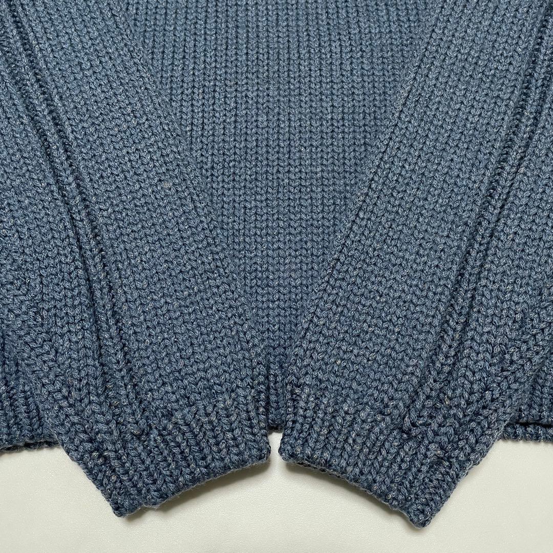 STONE  ハーフジップ ミドルゲージ ニットセーター Mサイズ