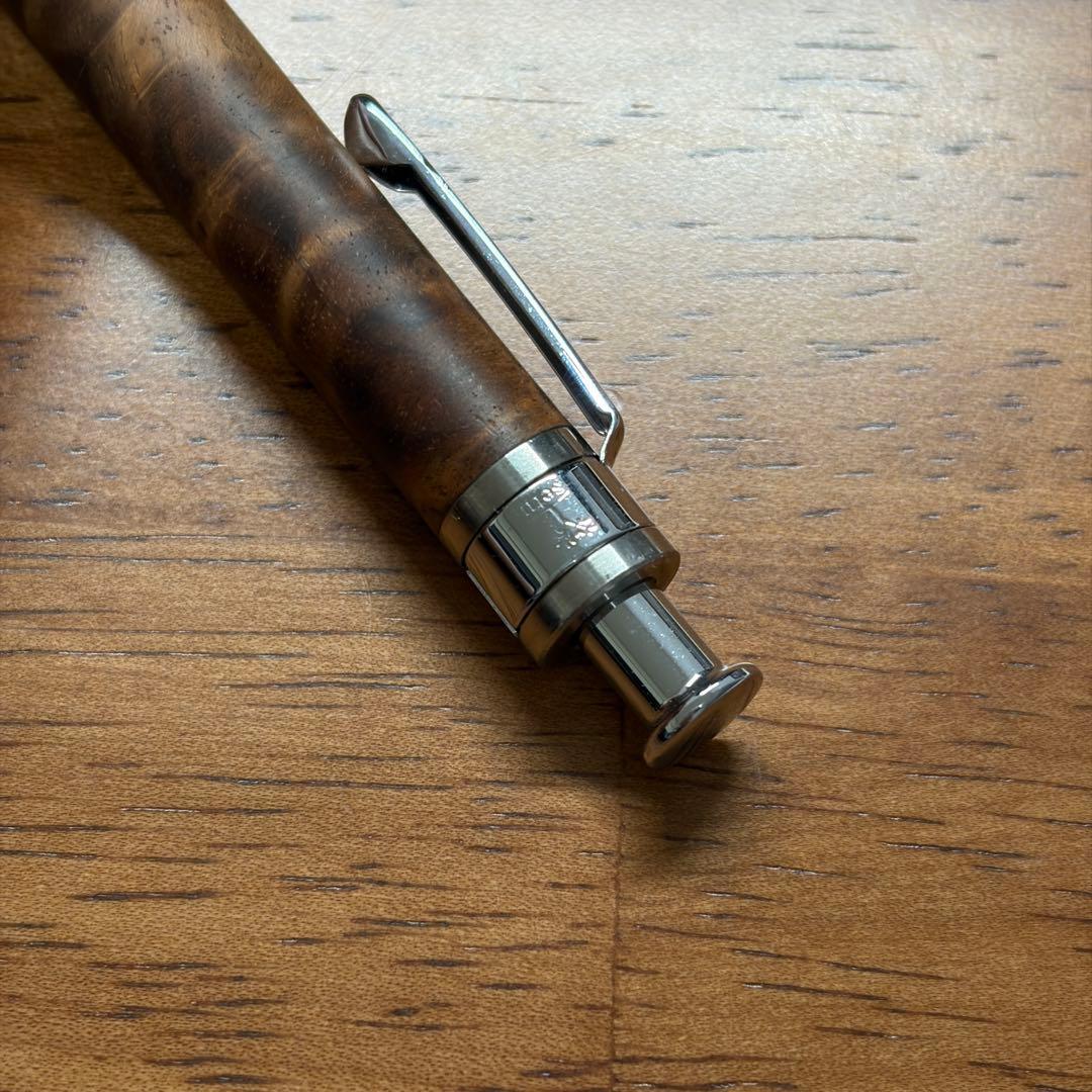 工房楔　クルミ こぶ杢　シャープペンシル