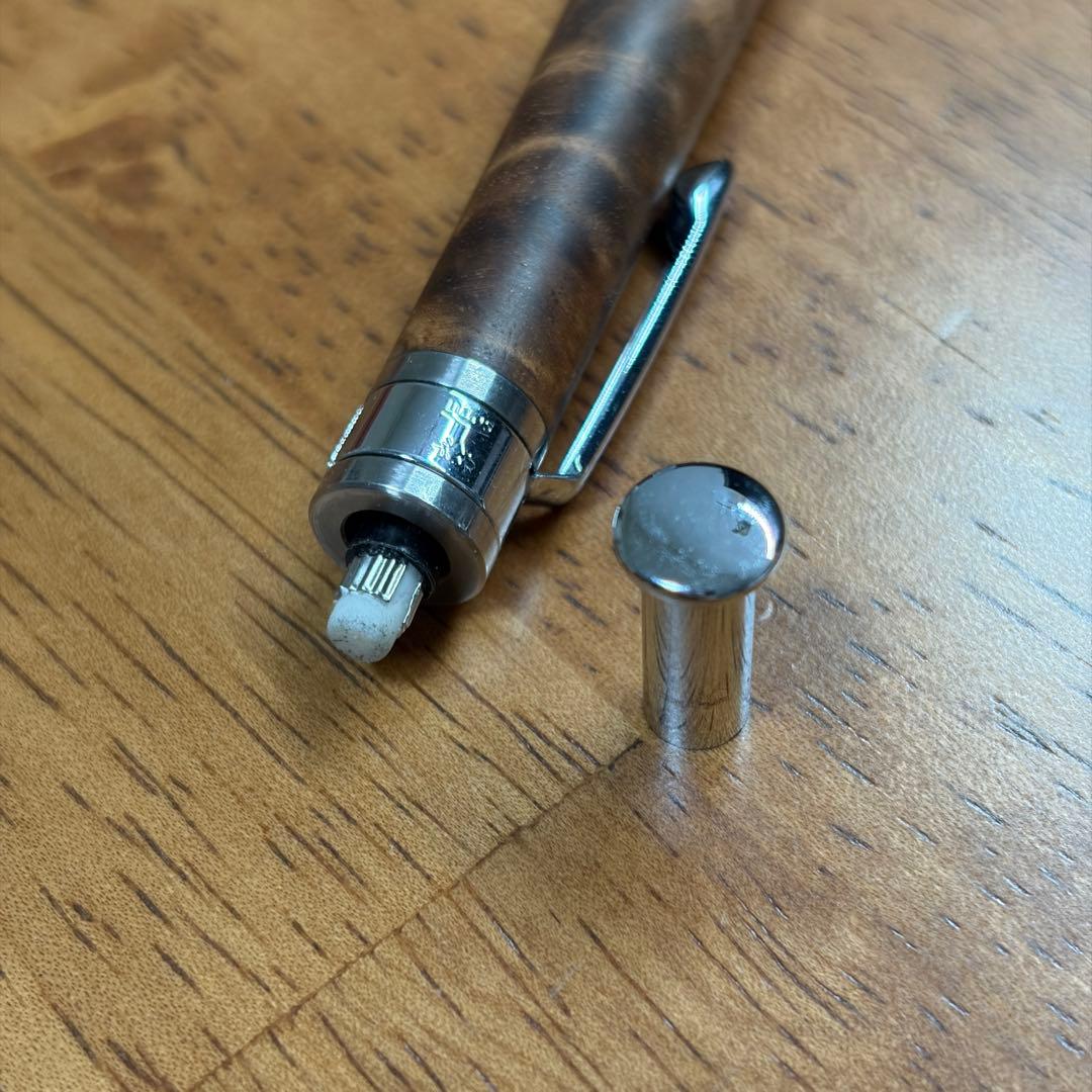 工房楔　クルミ こぶ杢　シャープペンシル