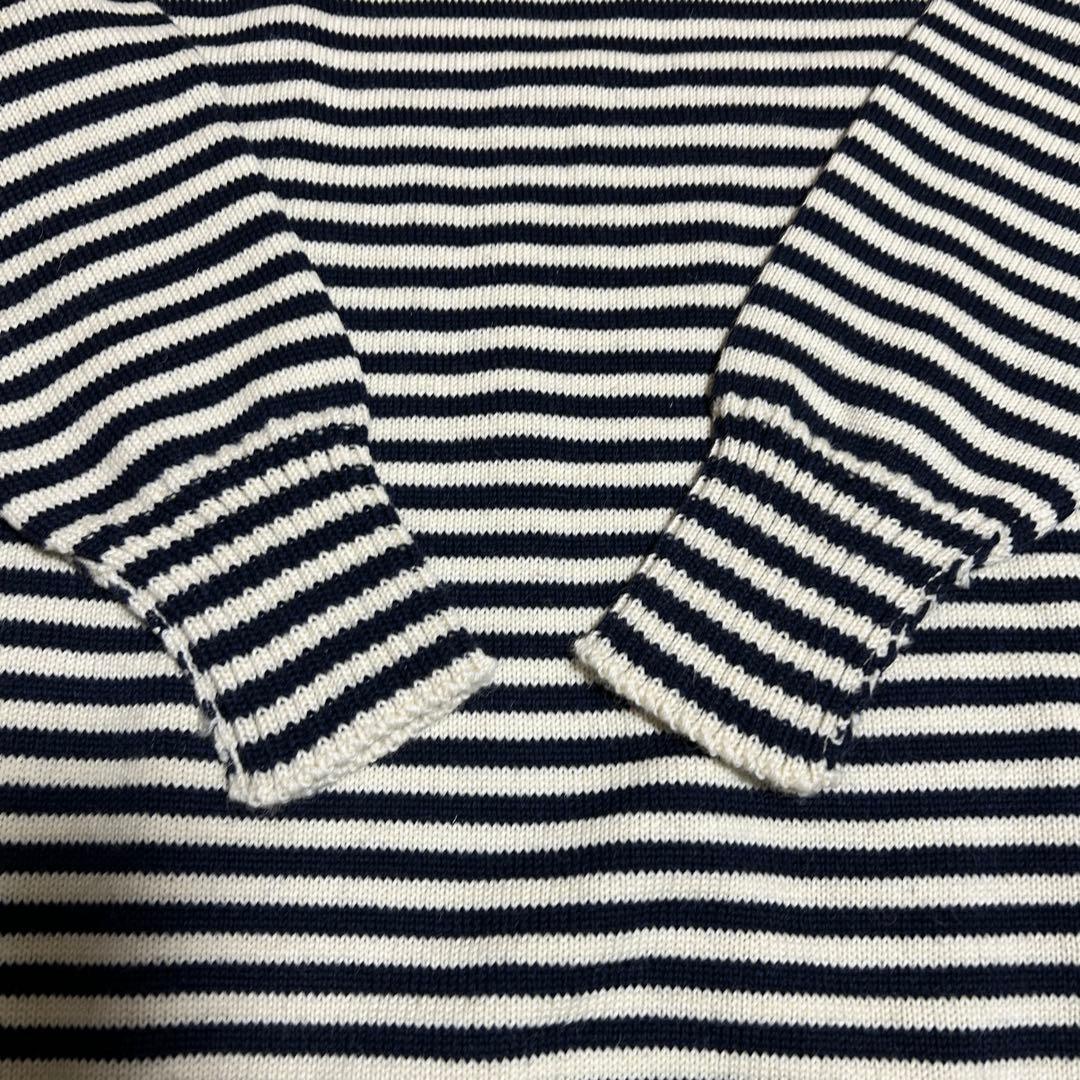 ルトリコチュール/イギリス製/ウール/ボーダー/ニット/セーター/未使用