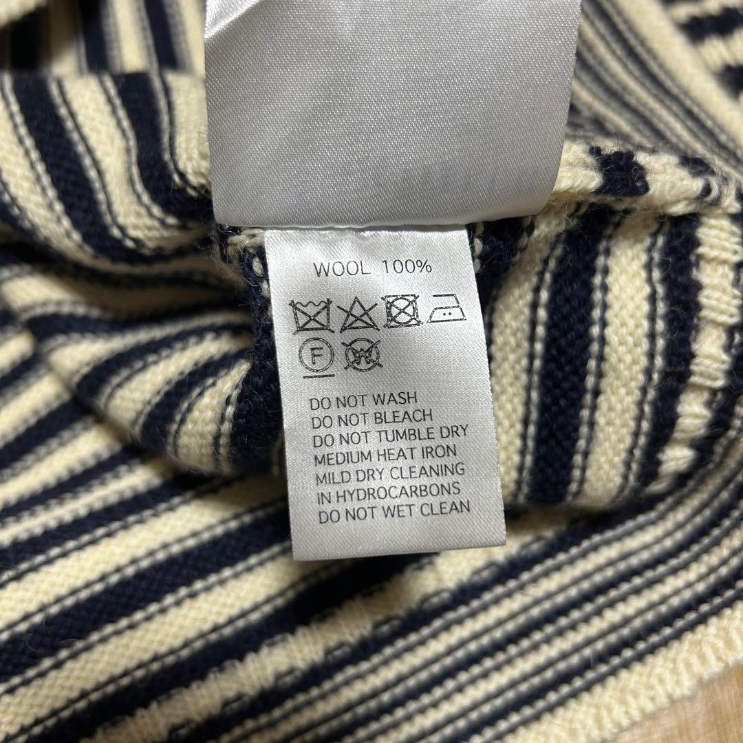 ルトリコチュール/イギリス製/ウール/ボーダー/ニット/セーター/未使用