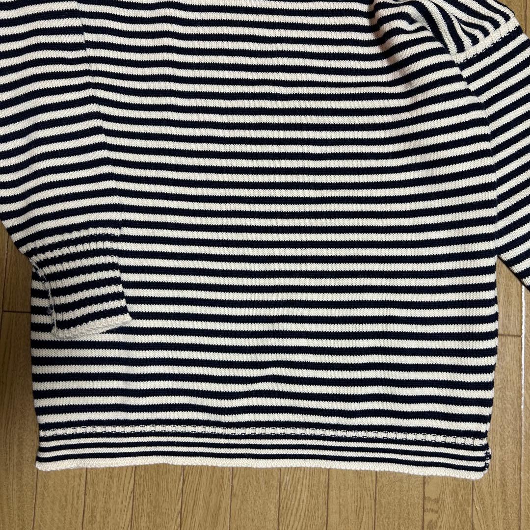 ルトリコチュール/イギリス製/ウール/ボーダー/ニット/セーター/未使用