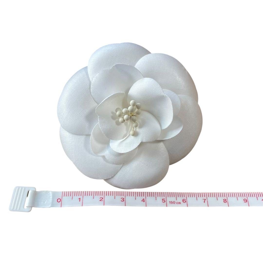 未使用級✨CHANEL シャネル カメリア ブローチ コサージュ フラワー 白