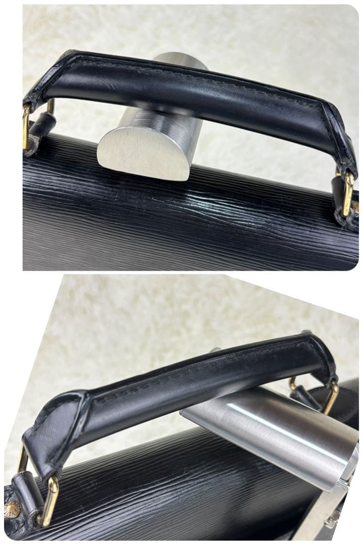 ルイヴィトンエピ セルヴィエット コンセイエ　ビジネスバッグ　ブラック