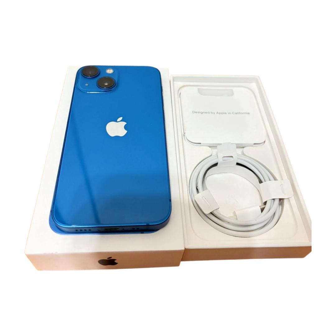 【美品】iPhone 13 mini ブルー 256GB