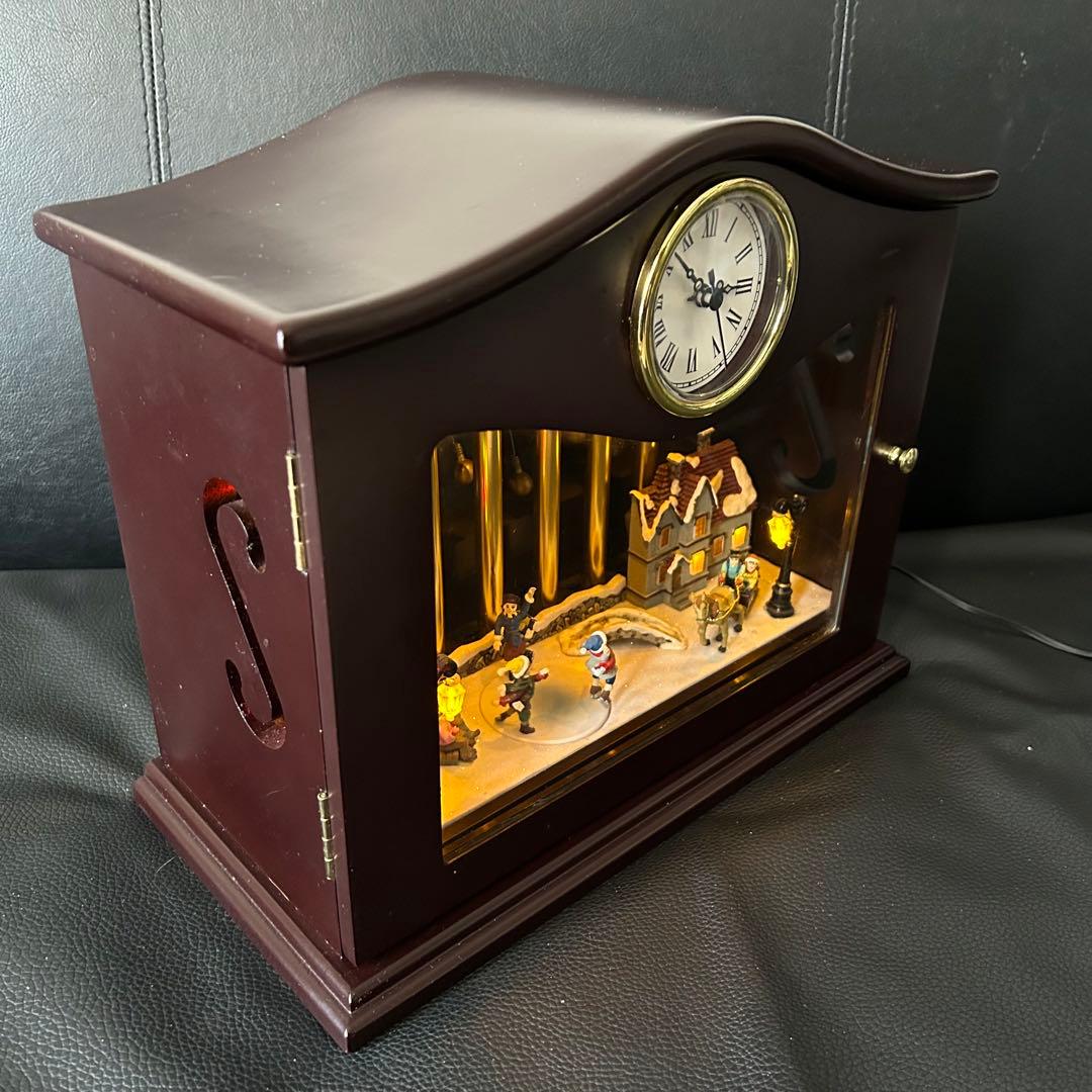 ★ミスタークリスマス ミュージカル チャイム 時計 オルゴール 70曲 スケート