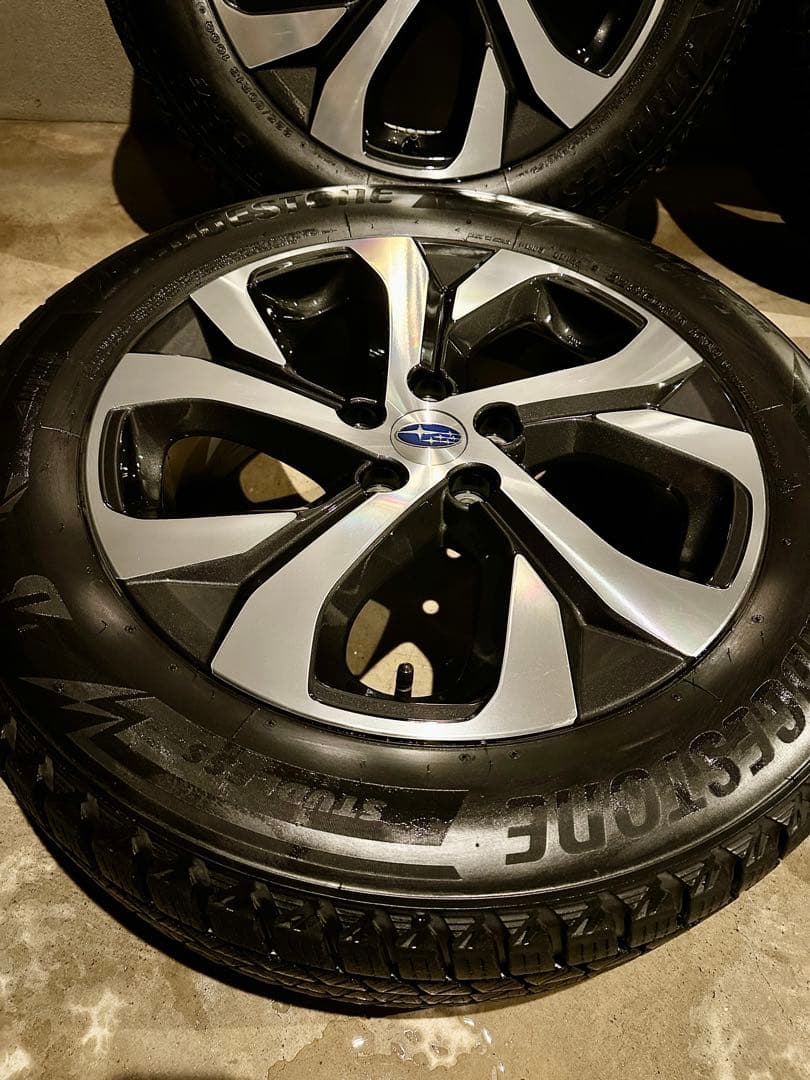 アウトバックBT5純正ホイール+スタッドレス4本セット【12/31まで】