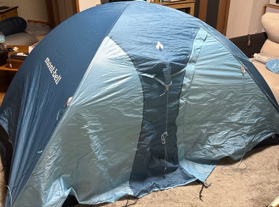 モンベル クロノスドーム2 青