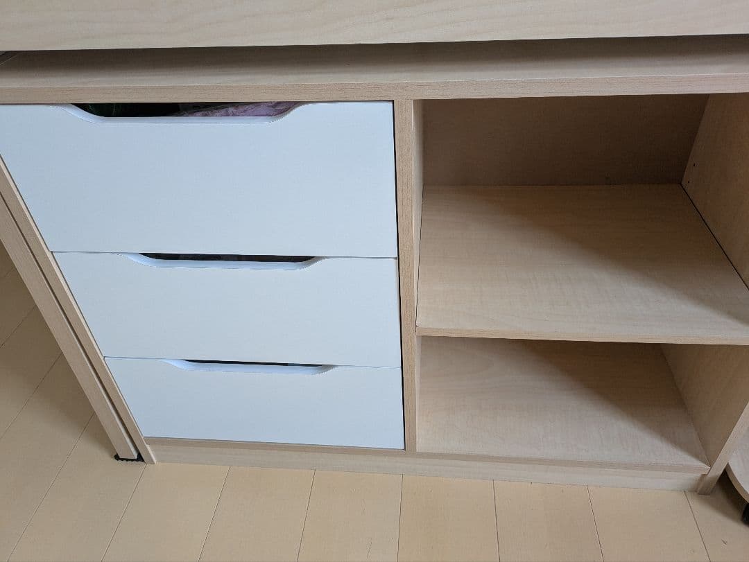 コンパクト システムベッド Shelm4(シェルム4)　ナチュラル/ホワイト