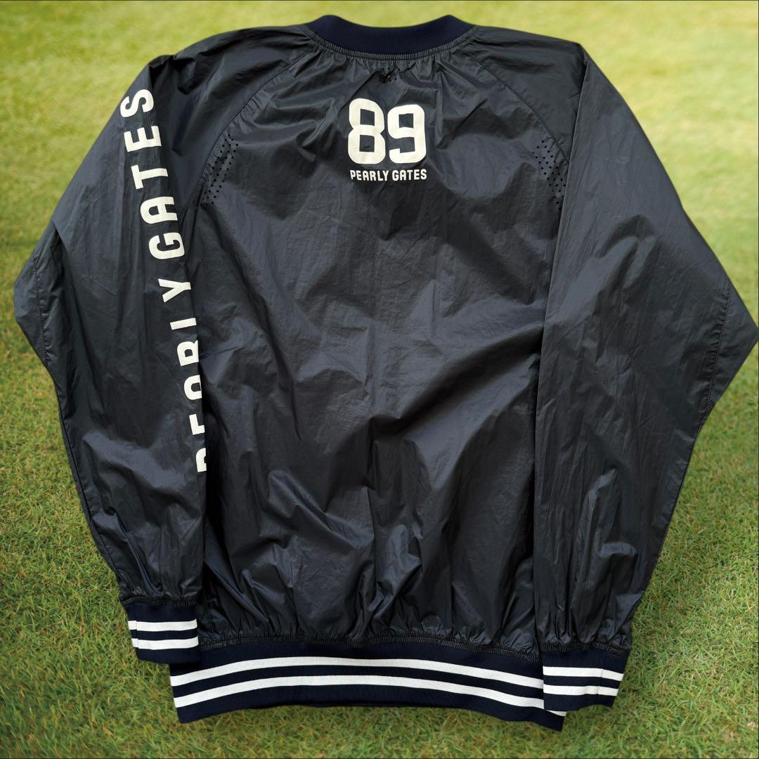 PERTEX素材　パーリーゲイツ　ジャケット　スニード　紺　M〜L相当　ブルゾン