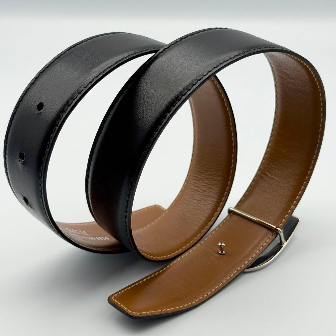 ✨美品✨GUCCI ベルト Gバックル シルバー金具 純正ベルト レザー