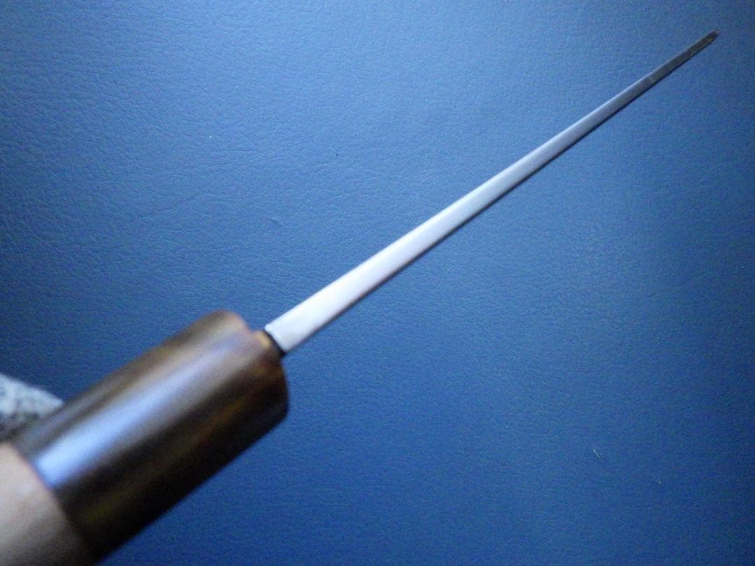 正本★和包丁★水牛柄ハガネ★本霞研ぎ済み★昭和ビンテージ★