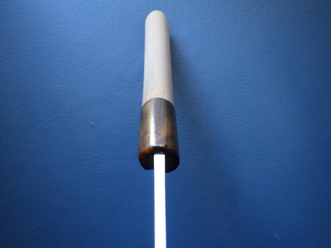 正本★和包丁★水牛柄ハガネ★本霞研ぎ済み★昭和ビンテージ★