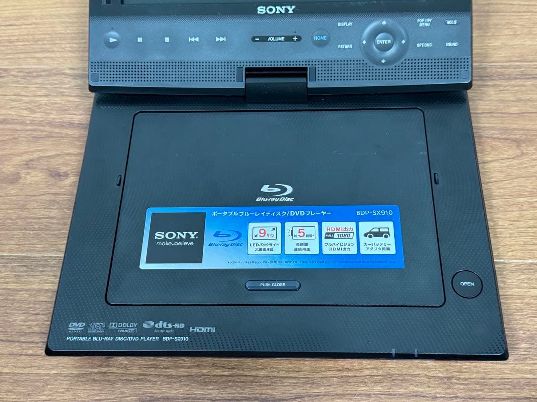 SONY Blue-ray DVD ポータブル　プレーヤー　BDP-SX910