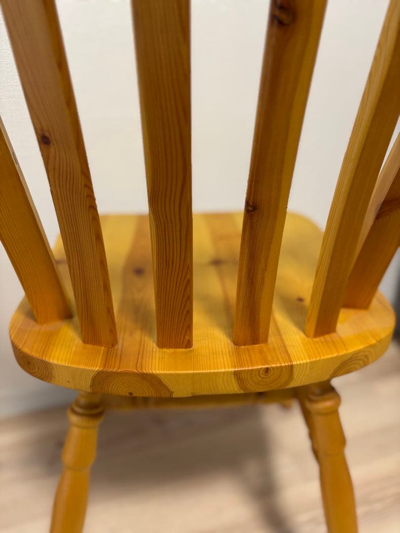 【美品】ウィンザーチェア カントリー 洋風 天然木ダイニングチェア②