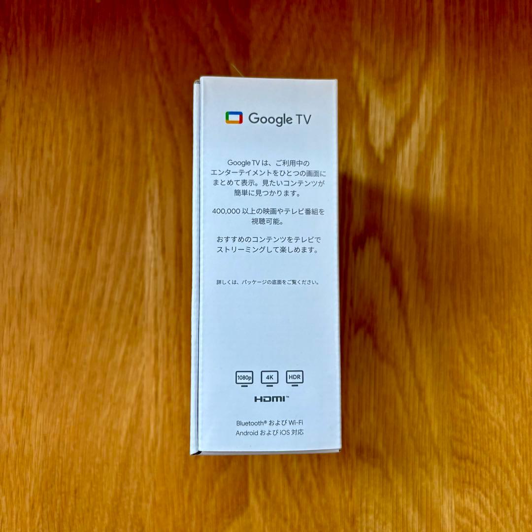 【新品】Chromecast with Google TV 4K テレビ
